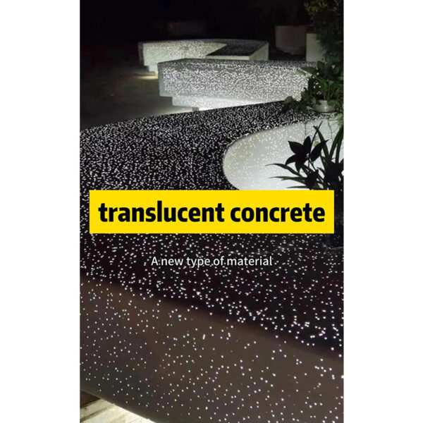 Translucent Concrete Shining Panel